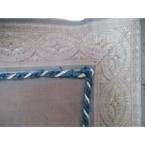 Rare Antique European Card Playing Gambling Man Painting on Fabric - Picture 6 of 6